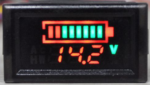 วัดแบตตะกั่วกรด48v มีระดับขีด/บอกแบตเหลือเท่าไหร่ รถตู้/รถบัส/รถบรรทุก